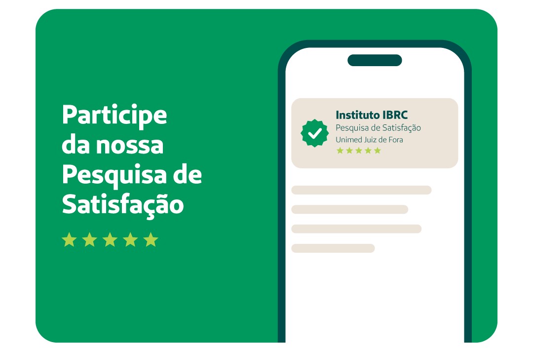 Unimed JF - Começou nossa Pesquisa de Satisfação 2026. Participe! 